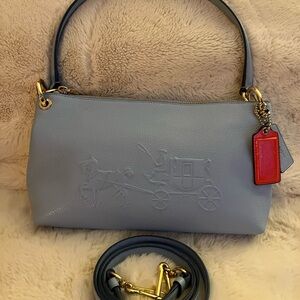 COACH CHARLEY DEBOSSED HORSE AND CARRIAGE BAG